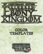 Kindred of the Ebony Kingdom Color Templates (InDesign)
