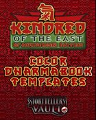 Kindred of the East Dharmabook Color Template (InDesign)