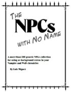 The NPCs with No Name