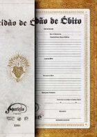 Wraith: the Oblivion - Certificate of Death