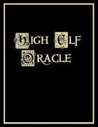 High Elf Oracle Character Sheet