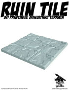 Rocket Pig Games: Tilescape™ DUNGEONS System RUIN TILE