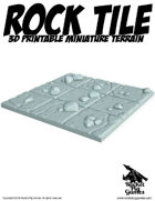 Rocket Pig Games: Tilescape™ DUNGEONS System ROCK TILE