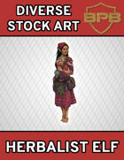Diverse Stock Art - Herbalist Elf