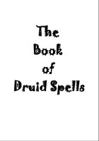 BttDRPG Druid's Spell Book