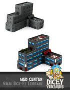 6mm Sci-Fi Terrain: Med Center