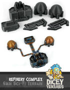6mm Sci-Fi Terrain: Refinery Complex