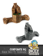 6mm Sci-Fi Terrain: Corporate HQ
