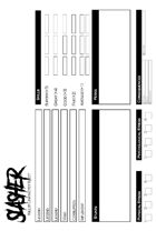 Slasher RPG Killer Character Sheet