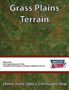 Grass Plains Terrain Map (Squares = 5 Feet)