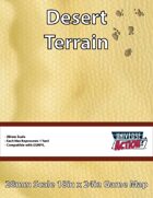 Desert Terrain Map (Hexes = 1 Yard)