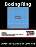 Boxing Ring Map (28mm Scale)