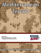 Mediterranean Terrain Map (Squares = 1.5 Meters)
