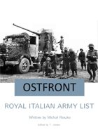 Royal Italian Army List for Ostfront