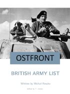 British Army List for Ostfront