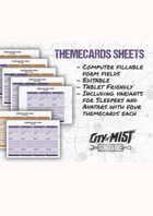 COM - Fillable PDF Character Sheet Bundle (EN)