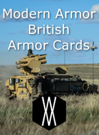 Modern Armor - British Armor Cards