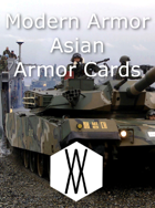Modern Armor - Asian Armor Cards