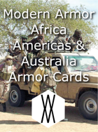 Modern Armor - Africa, the Americas, and Australia Armor Cards