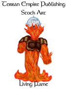 Stock Art - Living Flame