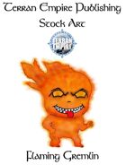 Stock Art - Flaming Gremlin