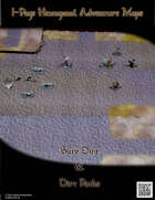 1 Page Hexagonal Adventure Maps - Bare Dirt and Dirt Paths