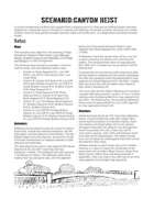 1-Page WarGame Scenario - Canyon Heist