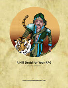 A Hill Druid For Your RPG