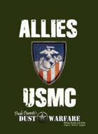 Dust Warfare Cards: Allies - USMC 1947