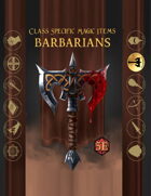 Class Based Magic Items: Barbarian