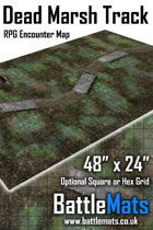 Dead Marsh Track 48" x 24" RPG Encounter Map