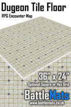 Dungeon Tile Floor 36" x 24" RPG Encounter Map