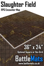 Slaughter Field 36" x 24" RPG Encounter Map