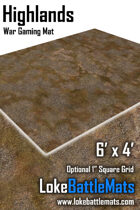 Highlands - 6'x4' War Gaming Mat
