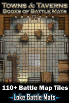 Towns & Taverns - Books of Battle Mats (Digital Edition) 110+ Digital battle map tiles