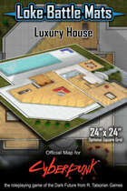 Luxury House 24" x 24" RPG Encounter Map