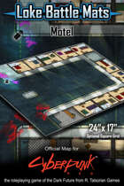 Motel 24" x 17" Cyberpunk RED Battle Map