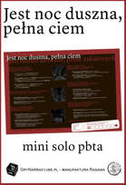 Jest noc duszna - mini solo PBtA