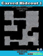 50+ Fantasy RPG Maps 1: (26 of 95) Carved Hideout 1