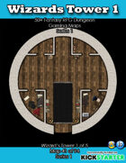 50+ Fantasy RPG Maps 1: (41 of 95) Wizard's Tower 1
