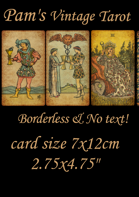 Pam's Vintage Tarot size