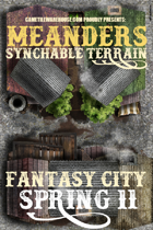 Meanders Map Pack: Fantasy City - Spring II