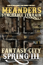 Meanders Map Pack: Fantasy City - Spring III