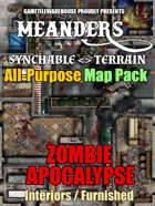 Meanders All-Purpose Map Pack - ZOMBIE-APOCALYPSE CITY INTERIORS