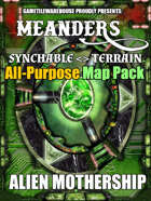 Meanders All-Purpose Map Pack - ALIEN MOTHERSHIP