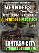 Meanders All-Purpose Map Pack - FANTASY CITY INTERIORS