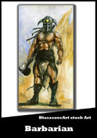 BlaszczecArt Stock Art: Barbarian 1