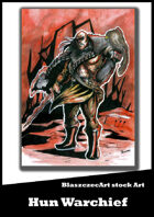 BlaszczecArt Stock Art: Hun Warchief