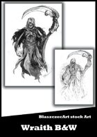 BlaszczecArt Stock Art: Wraith - B&W