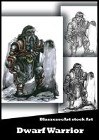 BlaszczecArt Stock Art: Dwarf Warrior